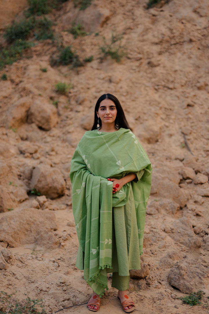 Leaf Green Dupatta