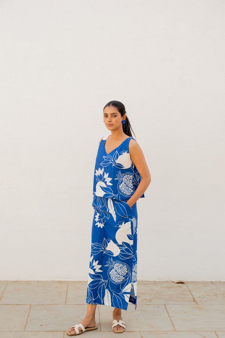 Blue Anaar Skirt Co-Ord