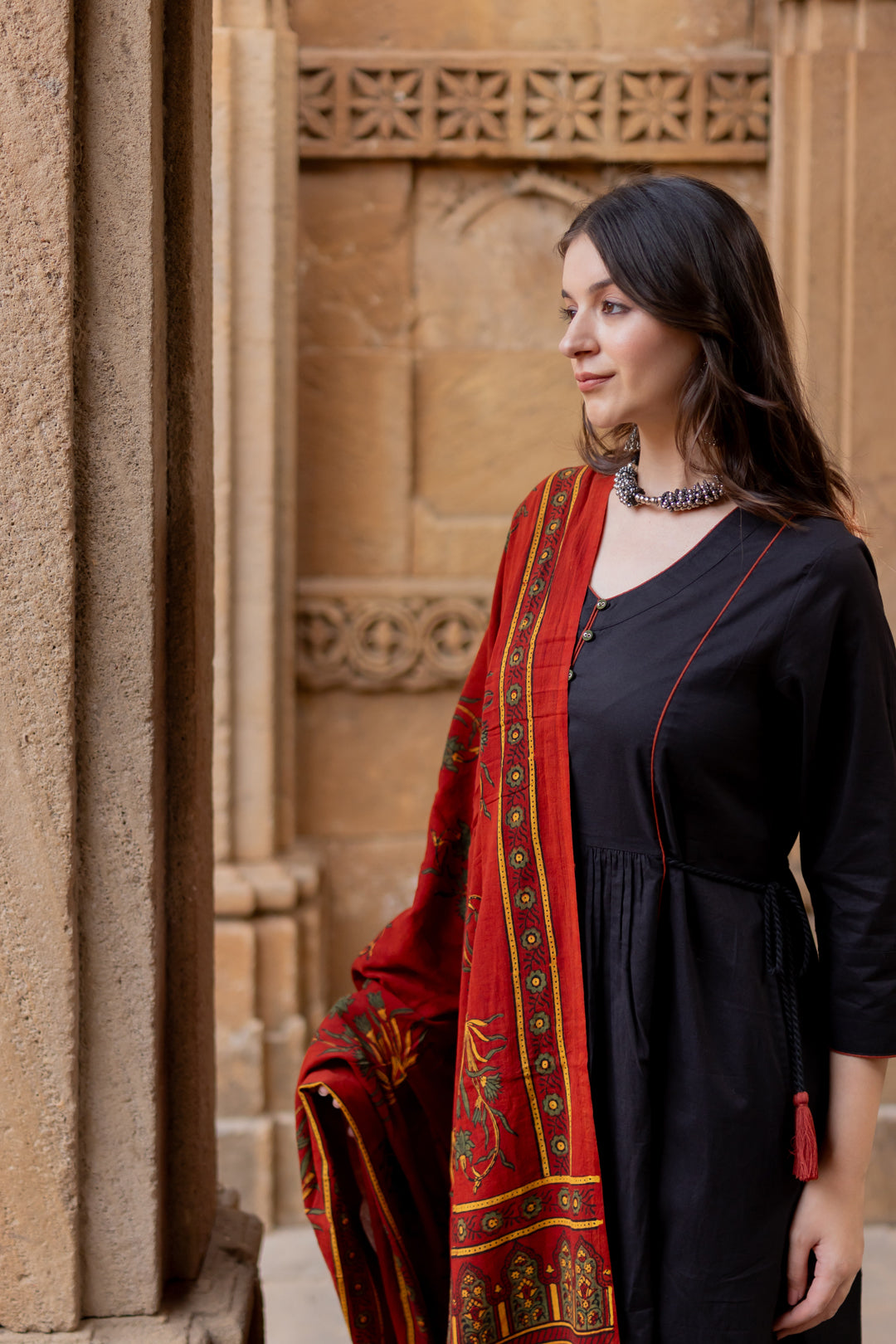 Rann Black Kurta Set