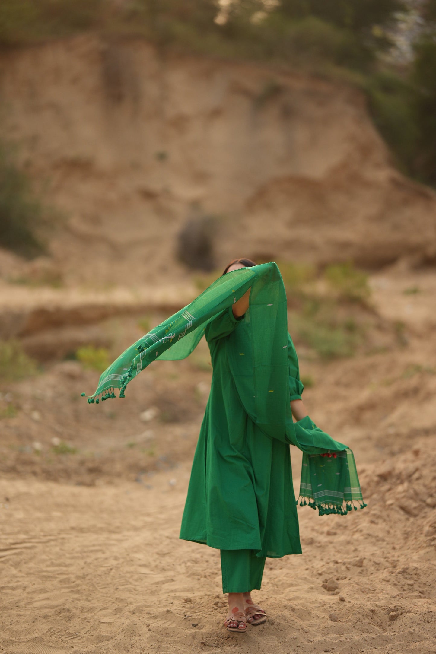 Mystic Green Dupatta