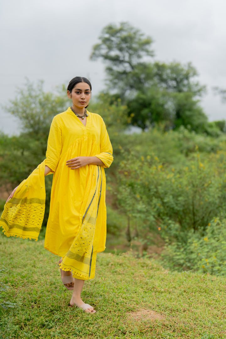 Daffodil Kurta Set with Dupatta