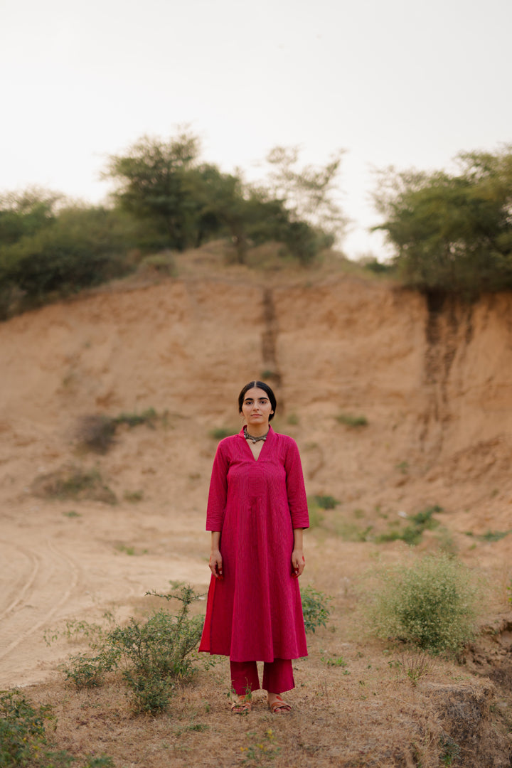 Jazzberry Kurta Set
