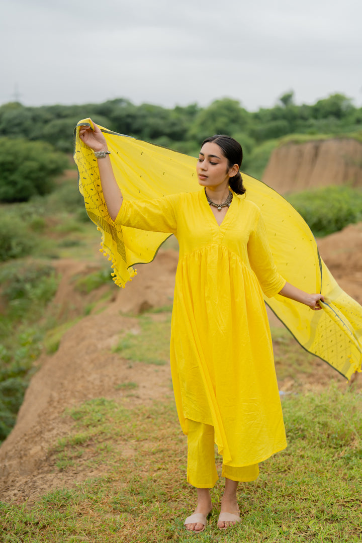 Daffodil Kurta Set with Dupatta