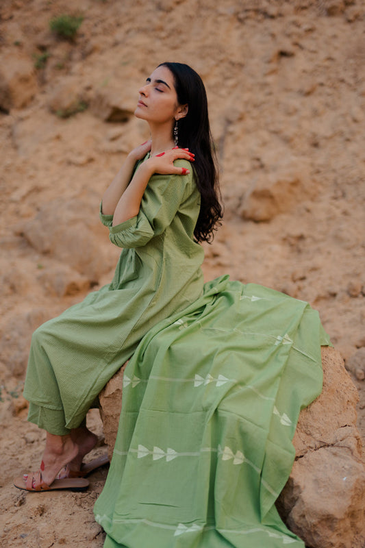 Leaf Green Dupatta