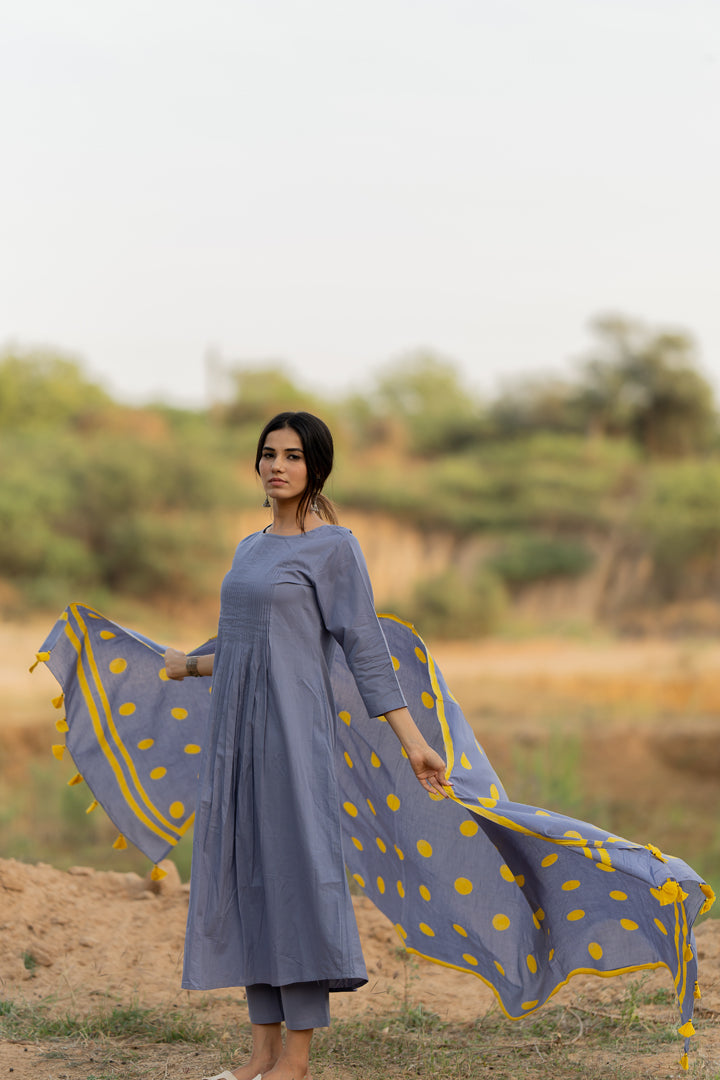 Iris Blue Kurta Set