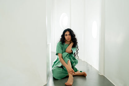 Meadows green Tunic with Pants