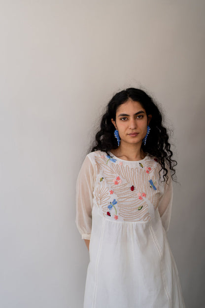 Morning Garden Chanderi Kurta