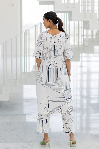 Sunlit Vistas Embroidered Kurta
