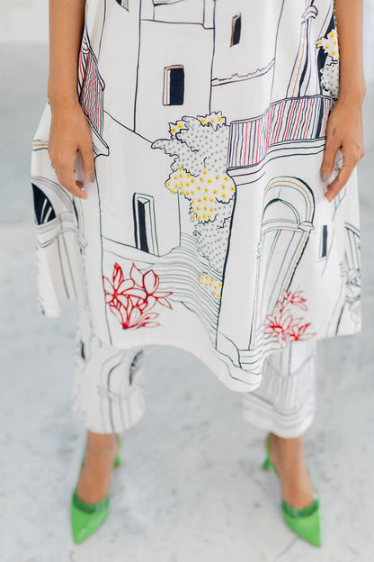 Sunlit Vistas Embroidered Kurta