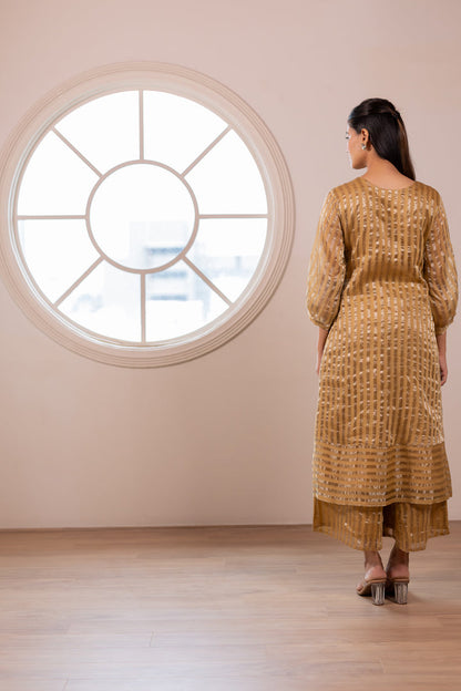 Praavi Striped Kurta Set