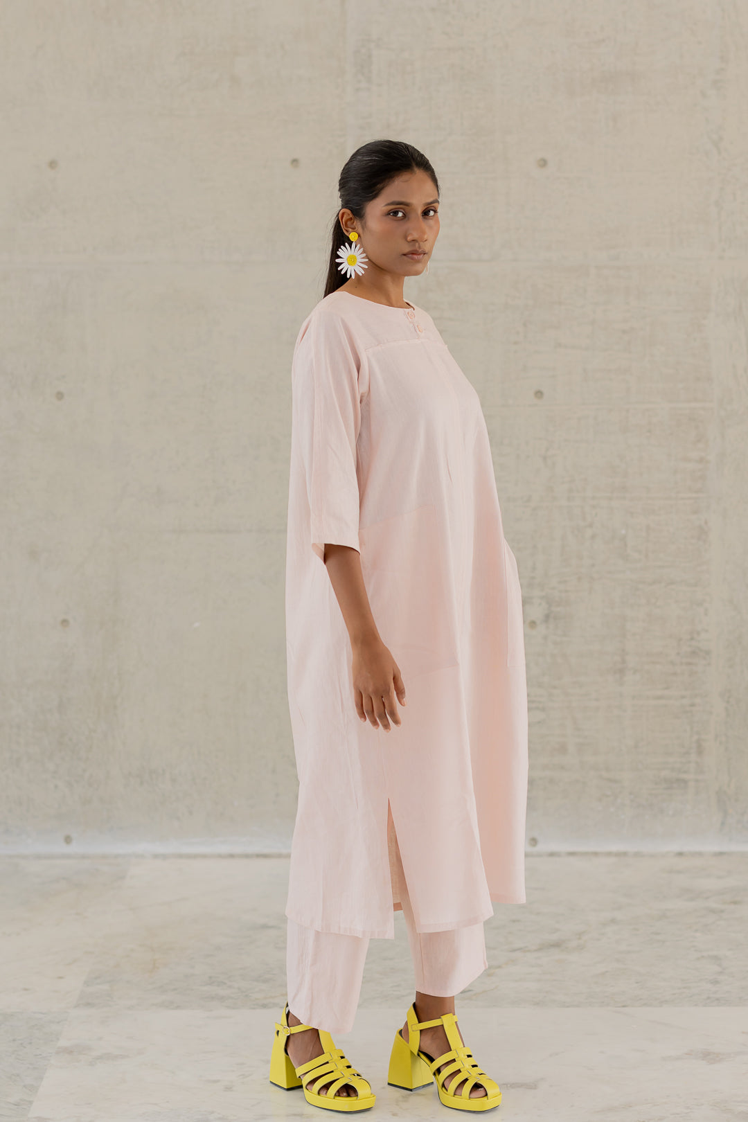 Oyster Pink Kurta