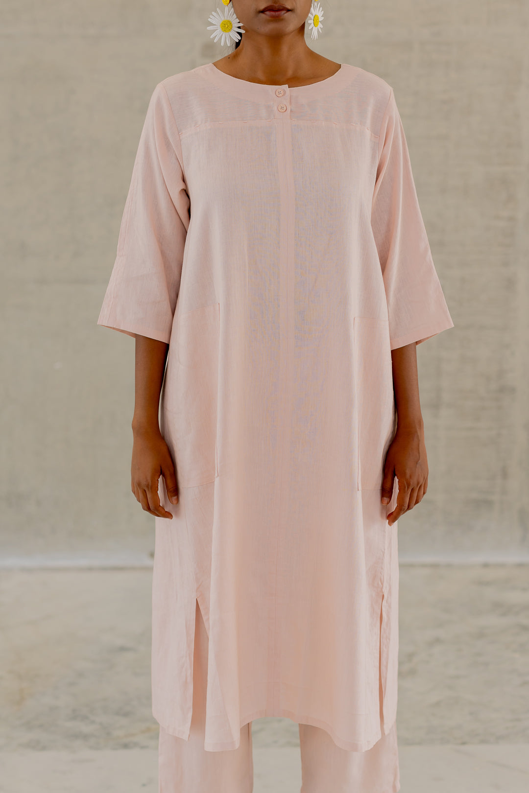Oyster Pink Kurta