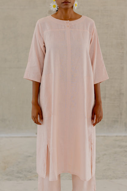 Oyster Pink Kurta