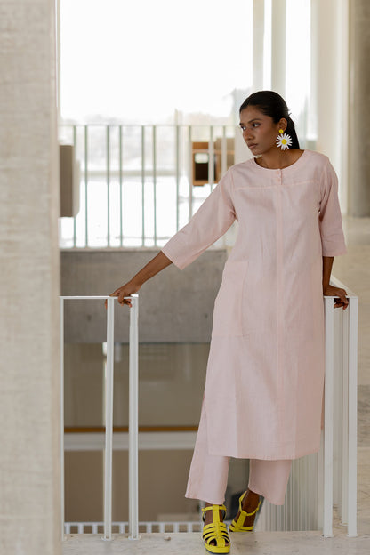 Oyster Pink Kurta