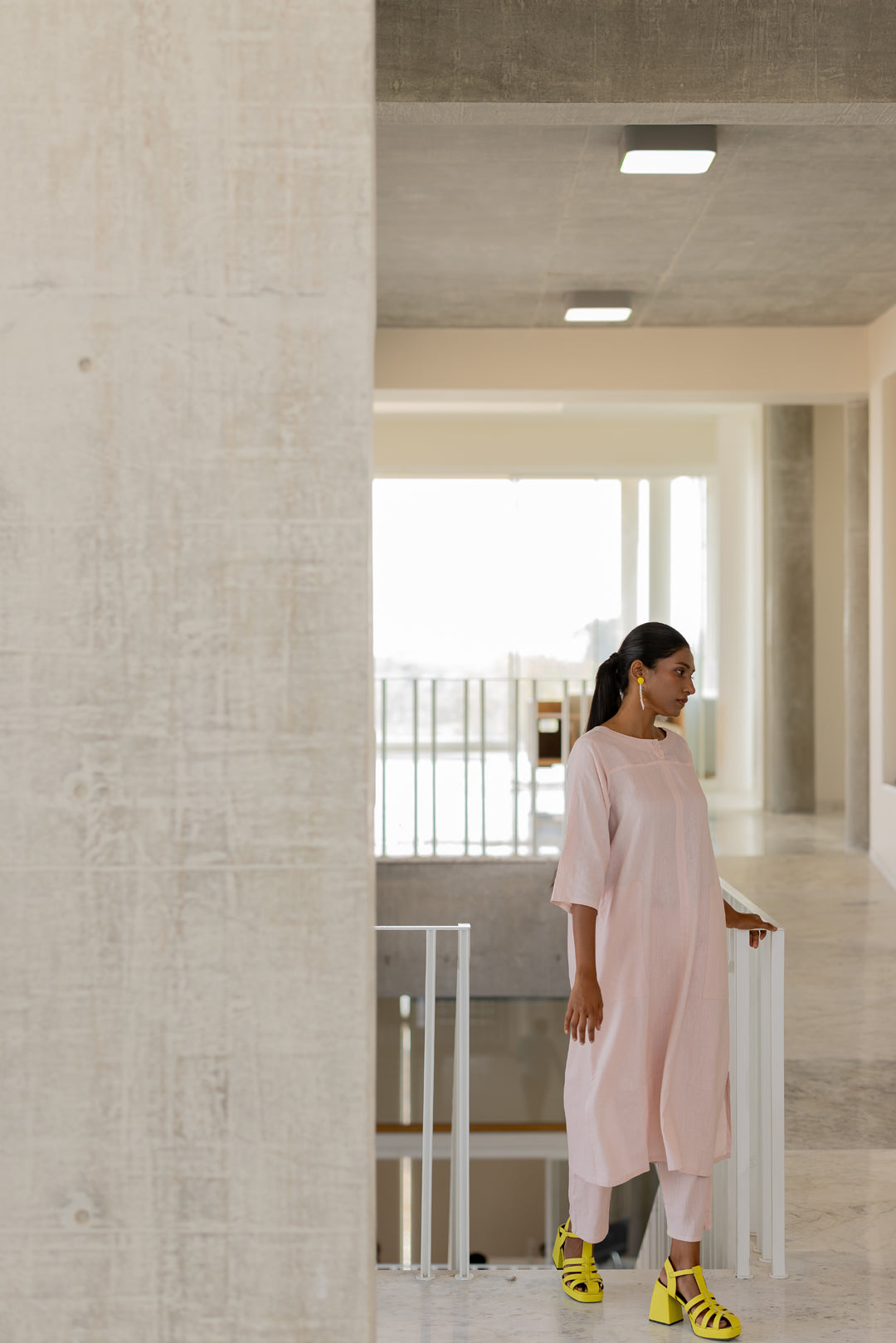 Oyster Pink Kurta