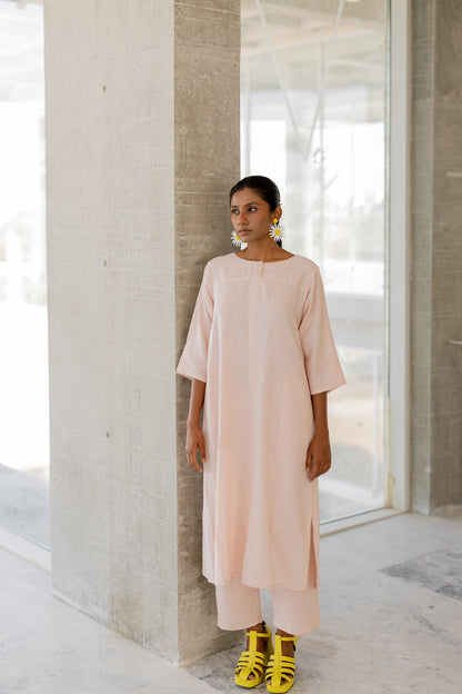 Oyster Pink Kurta