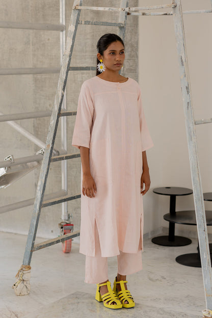 Oyster Pink Kurta