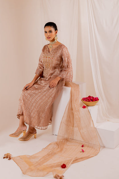 Firduas Striped Kurta Set