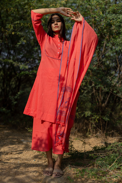 Raspberry Pink Kurta Set