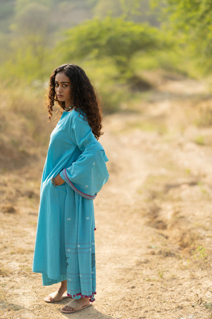 Maya Blue Kurta Set