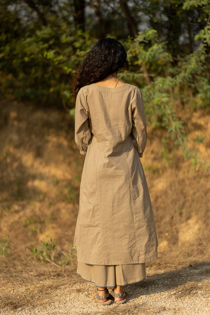Dim Grey Kurta Set