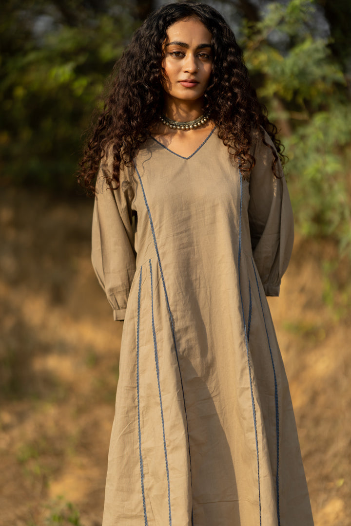 Dim Grey Kurta Set