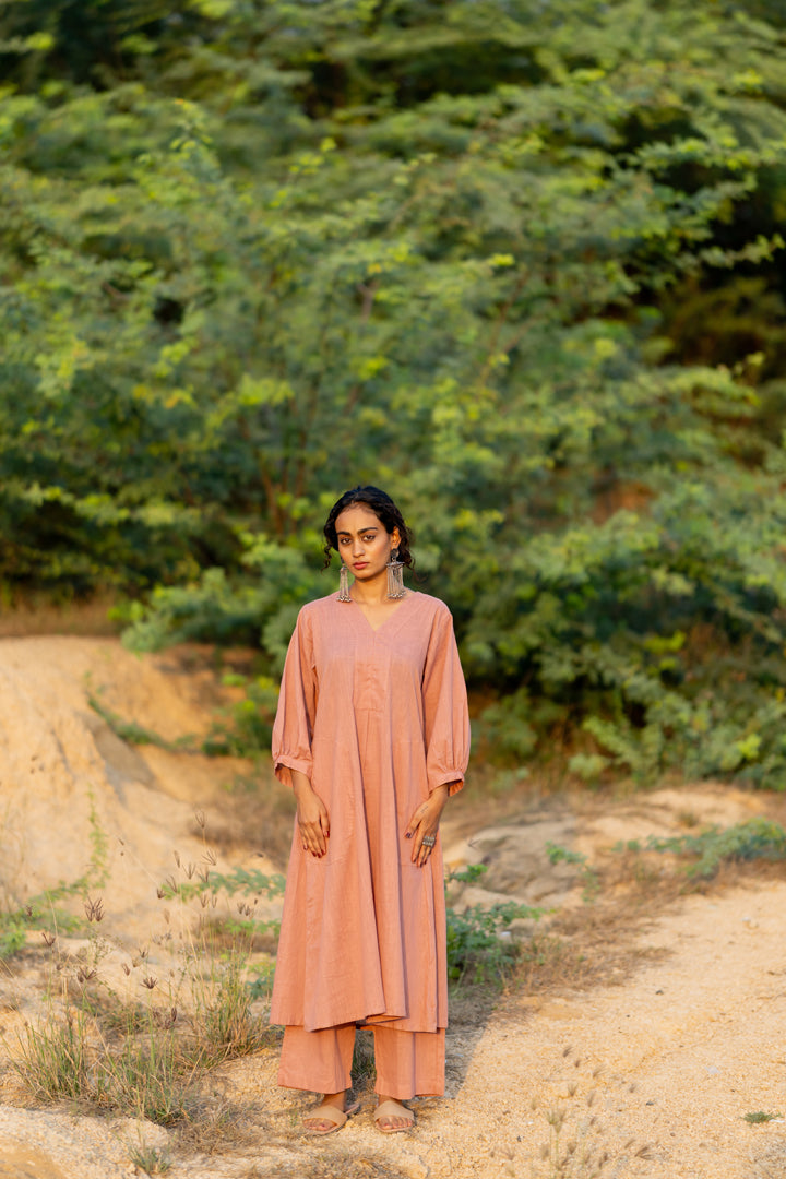 Millenial Pink Kurta Set