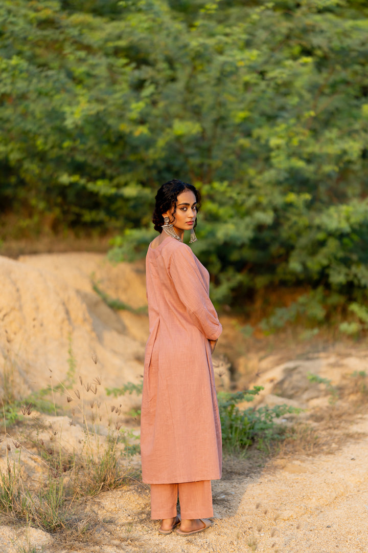 Millenial Pink Kurta Set