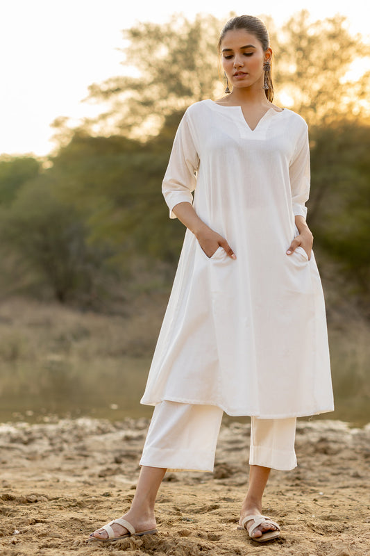 Ivory Grace Kurta Set