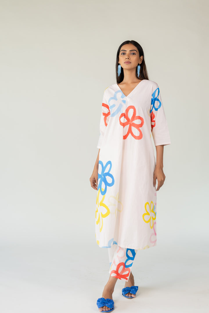 Bubble Bloom Kurta Co-Ord