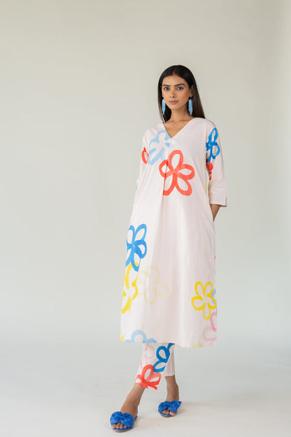 Bubble Bloom Kurta Co-Ord