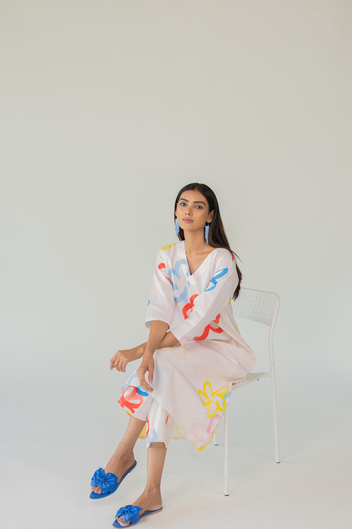 Bubble Bloom Kurta Co-Ord