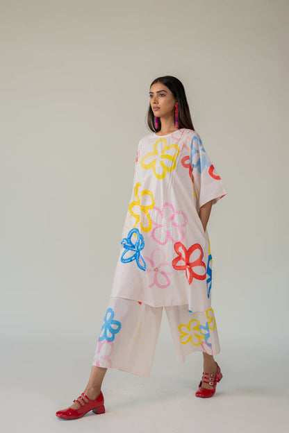 Bubble Bloom Embroidered Tunic