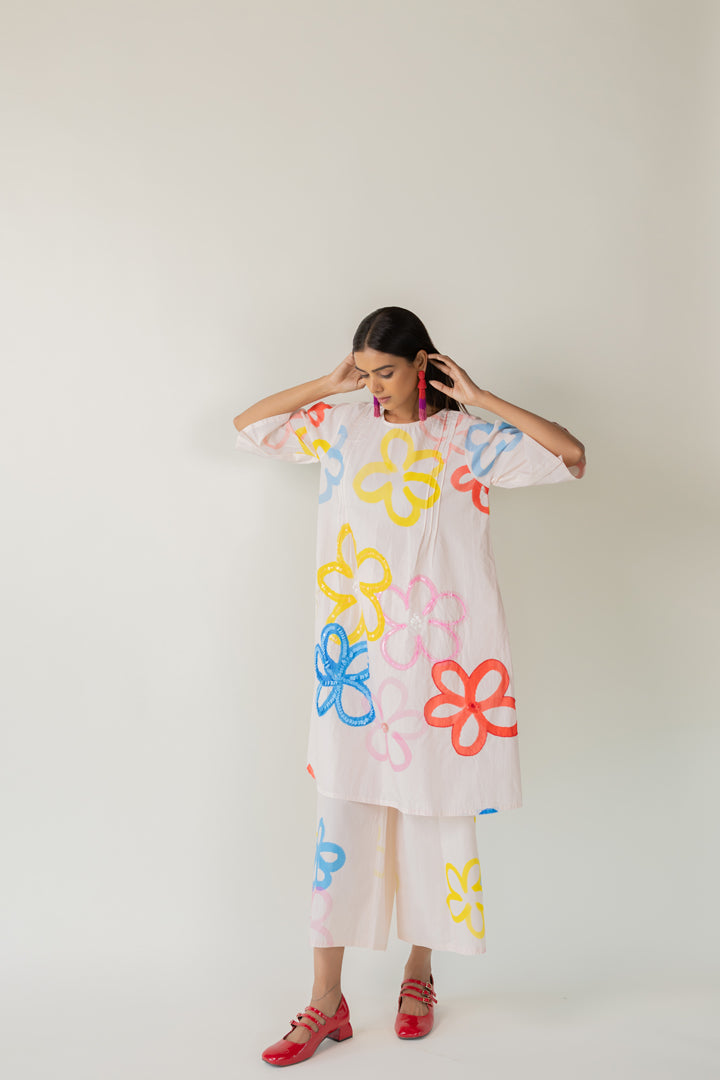 Bubble Bloom Embroidered Co-Ord