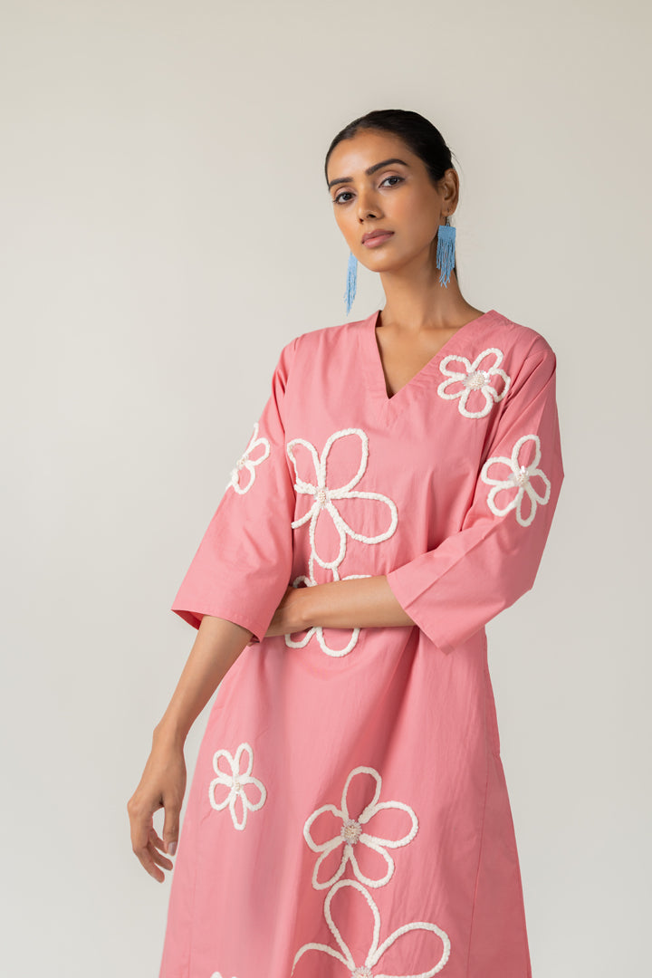 Dusky Bloom Kurta Co-Ord