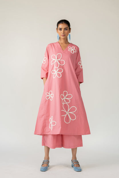 Dusky Bloom Kurta Co-Ord