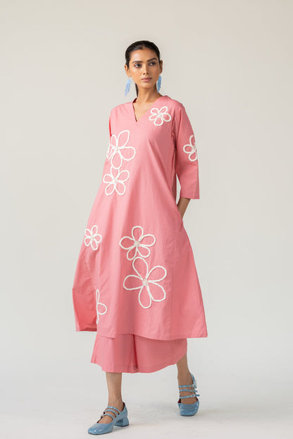 Dusky Bloom Kurta Co-Ord