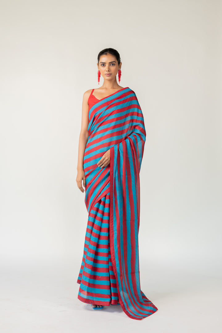 Metro Stripes Saree