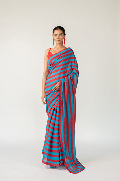 Metro Stripes Saree