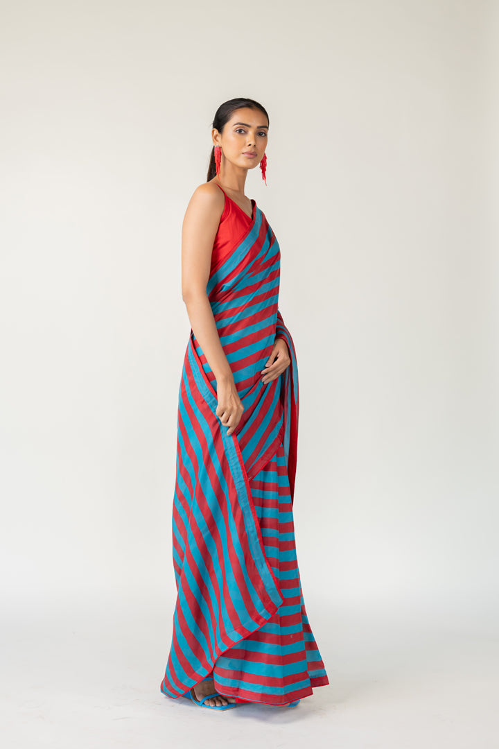 Metro Stripes Saree