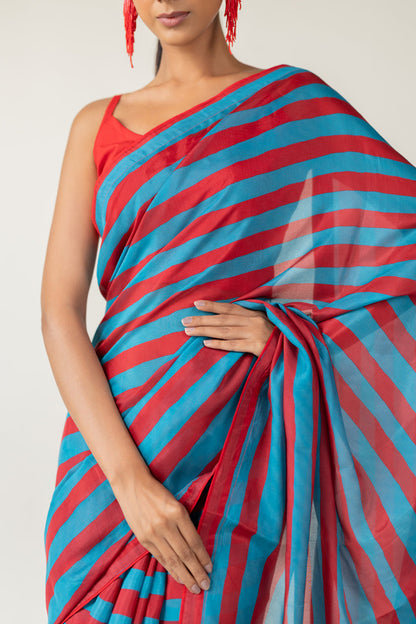 Metro Stripes Saree
