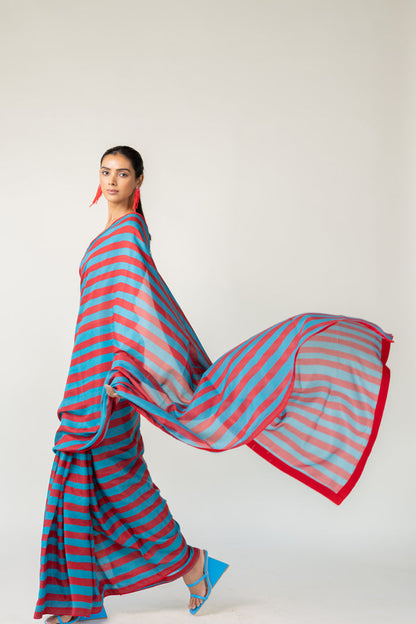 Metro Stripes Saree