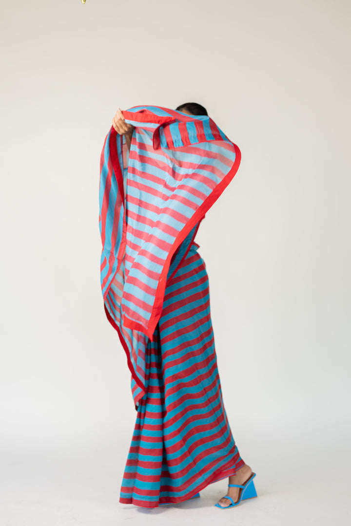 Metro Stripes Saree