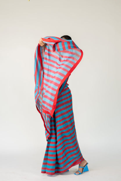Metro Stripes Saree
