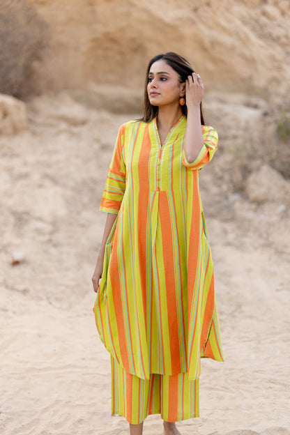 Sunset Stripes Kurta Set