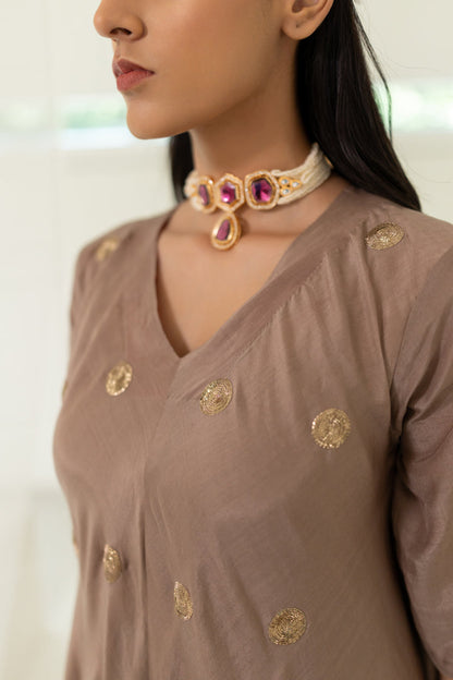 Vyangi Asymetric Kurta Set