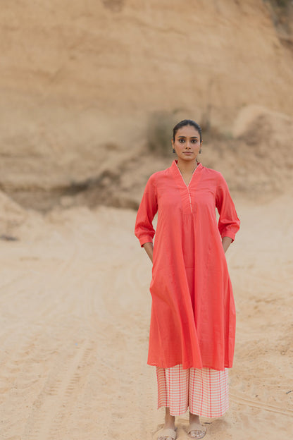 Salmon Pink Kurta