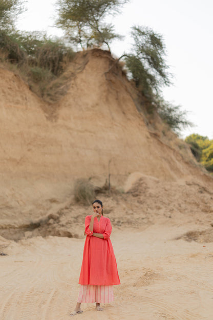 Salmon Pink Kurta