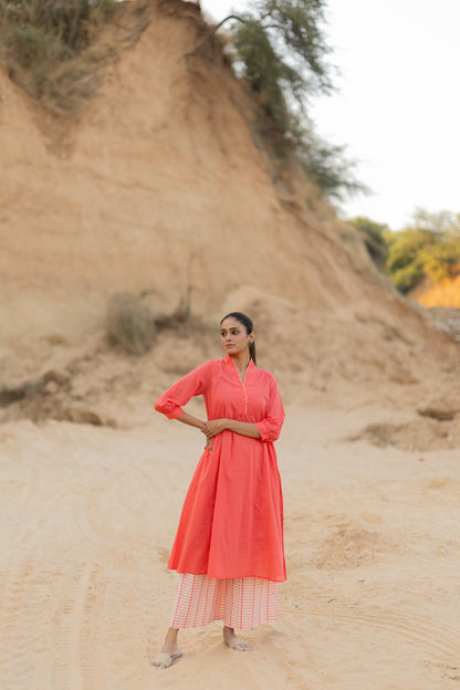Salmon Pink Kurta