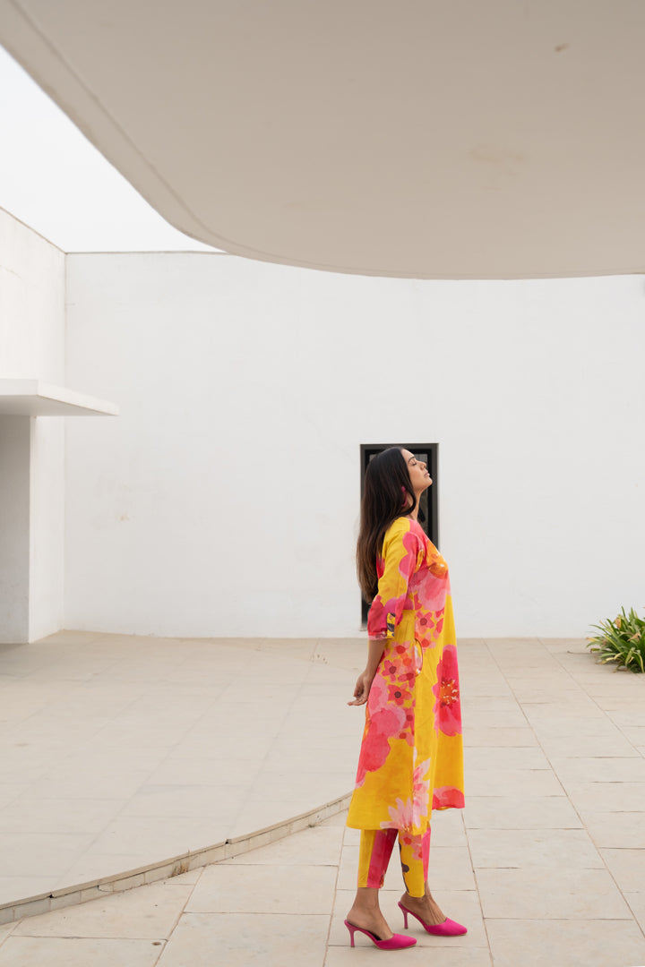 Floral Rhapsody Kurta Set